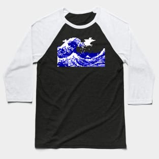 Pixel Tsunami Baseball T-Shirt